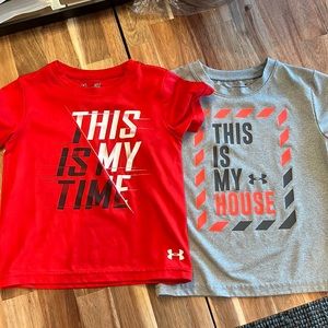 3t under armour heat gear tshirts